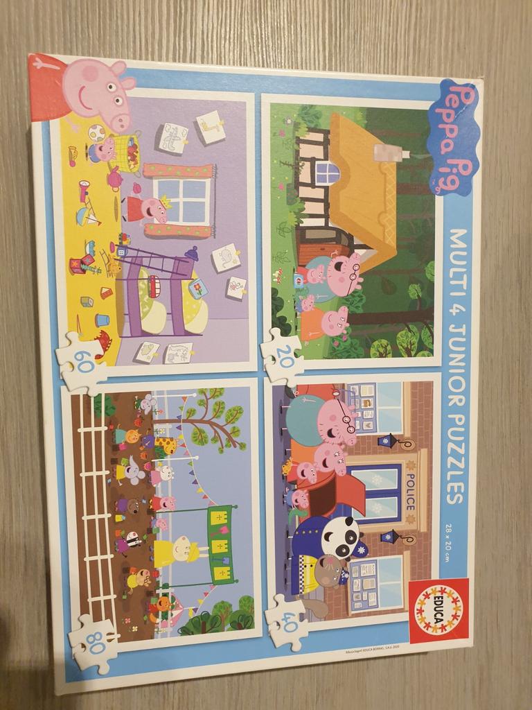 Peppa pig multi 4 junior puzzels, Enlèvement ou Envoi