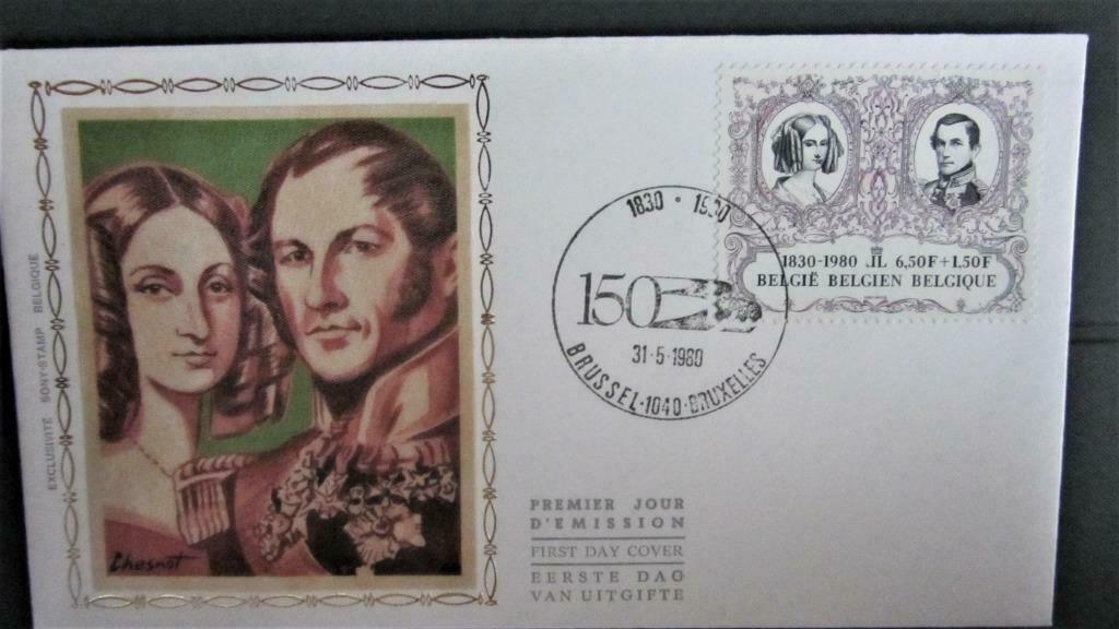 FDC OP ZIJDE- NR. 1978/1982- KONINGEN VAN BELGIË (VOLLEDIG), Enlèvement ou Envoi, Affranchi, Dynastie