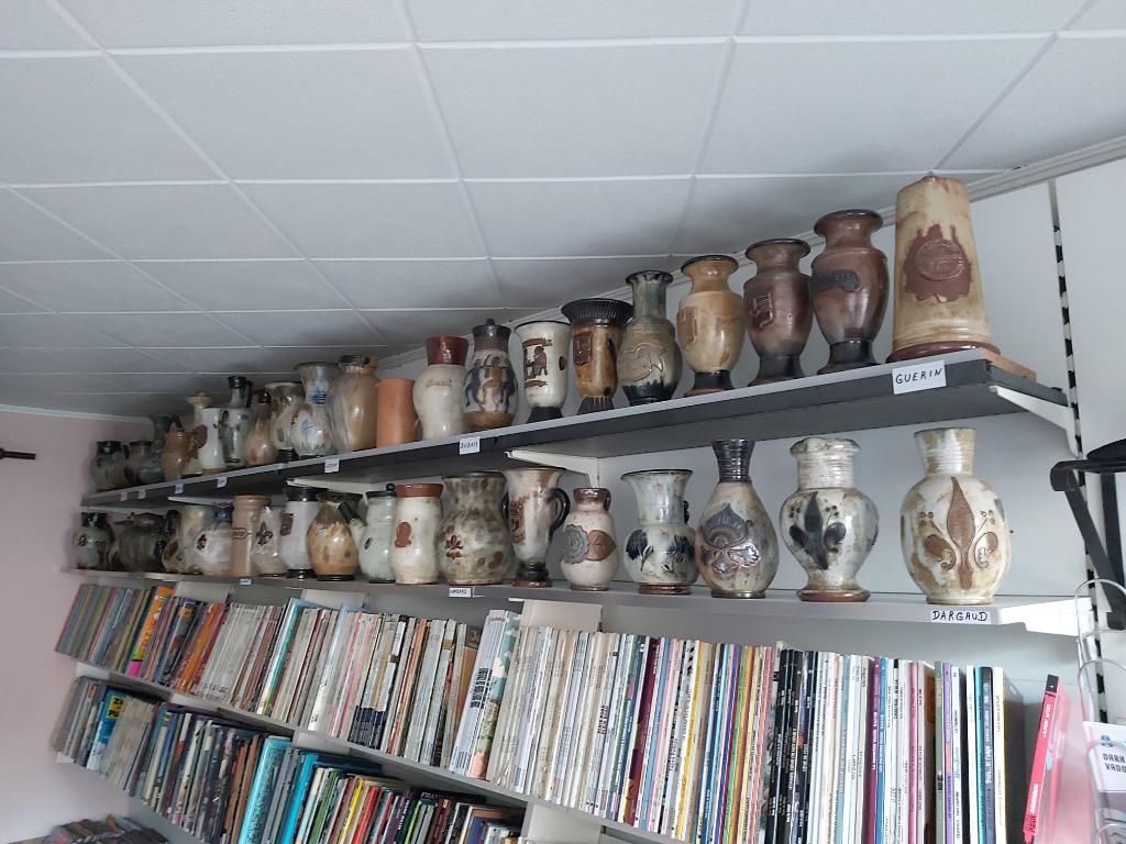 grès signé (Bouffioulx ) a vendre en lot ou a la pièce, Enlèvement ou Envoi