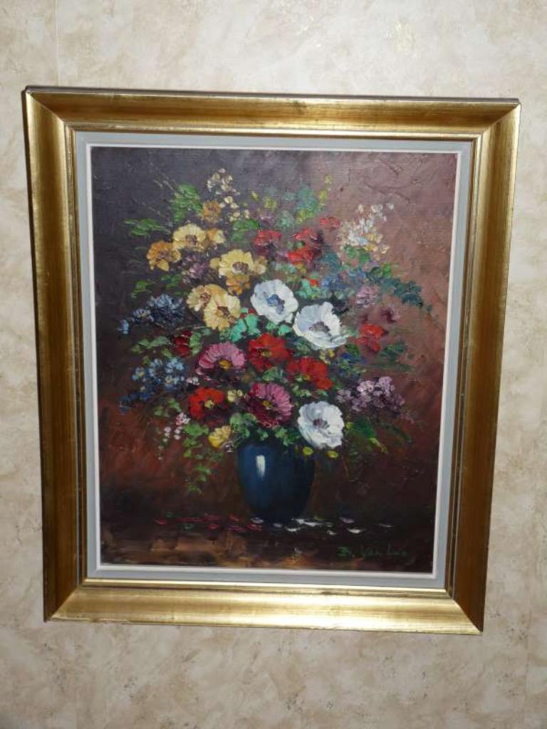 Schilderij bloemen, Enlèvement