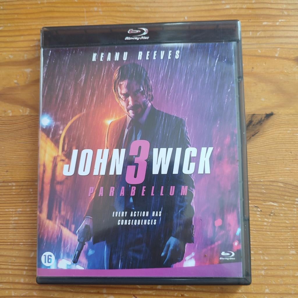 JOHN WICK : PARABELLUM - blu-ray (Keanu Reeves), Ophalen of Verzenden, Zo goed als nieuw