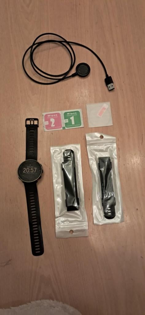 Garmin Vivoactive 3 + accessoires, Ophalen of Verzenden, Gebruikt, Zwart, Garmin