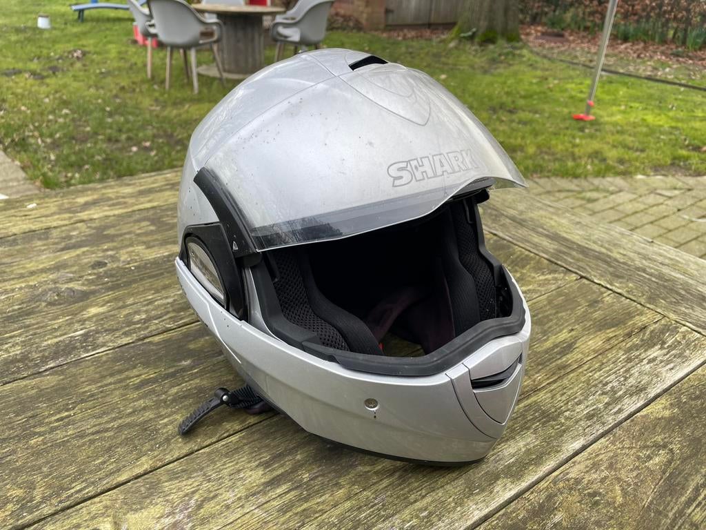Motorhelm SHARK Evo V3.8 L grijs, Motoren, Ophalen, L, Shark