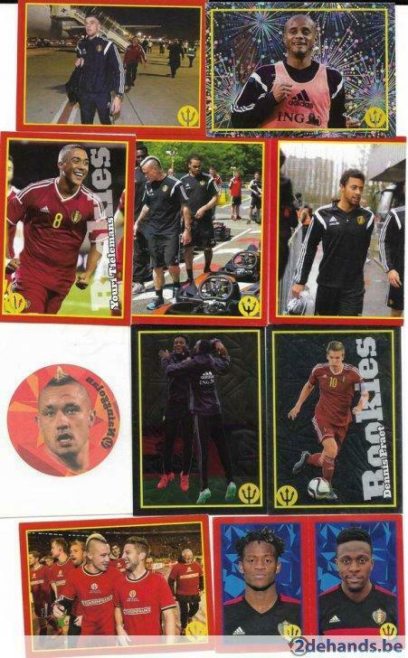 voetbalstickers rode duivels- carrefour - 2016., Enlèvement ou Envoi, Neuf