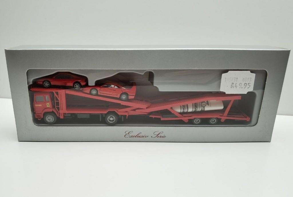 IVECO Transport + Remorque FERRARI 1/87 HO HERPA Neuf+Boite, Enlèvement ou Envoi, Neuf, Bus ou Camion, Herpa