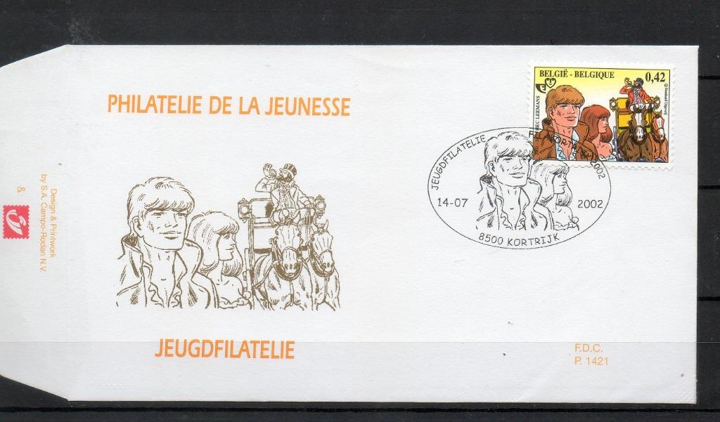 Année 2002 : FDC - 3095 - Bakelandt - Obli. Kortrijk, Postzegels en Munten, Ophalen of Verzenden