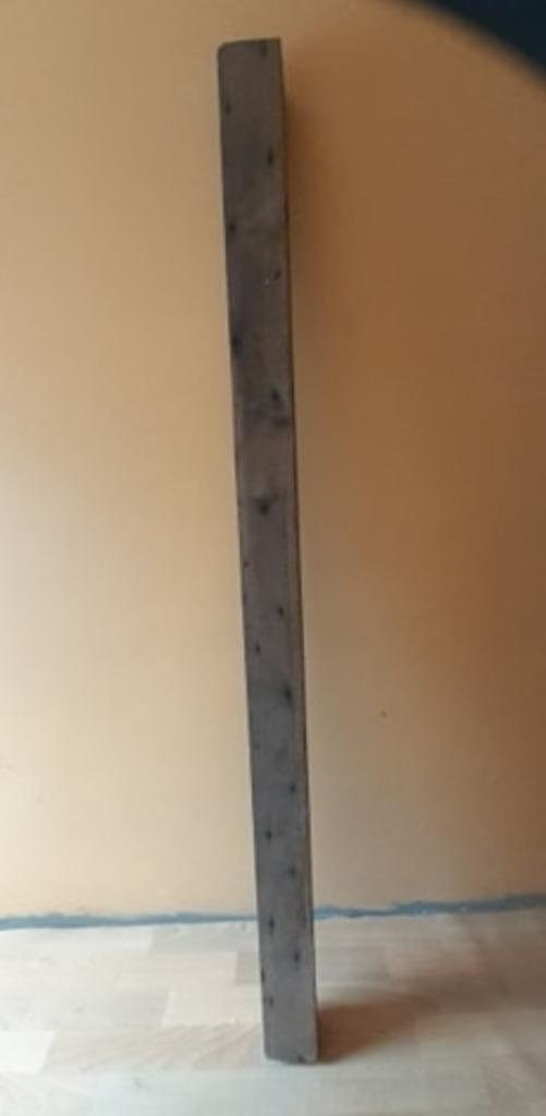Poutre en chène rabotée, 50 mm ou plus, Enlèvement ou Envoi, Moins de 200 cm, Chêne