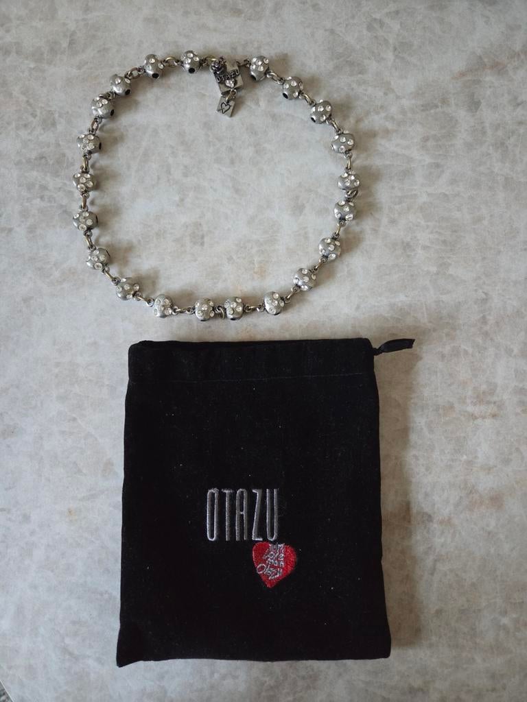 Otazu ketting met Swarovski steentjes, Bijoux, Sacs & Beauté, Enlèvement ou Envoi