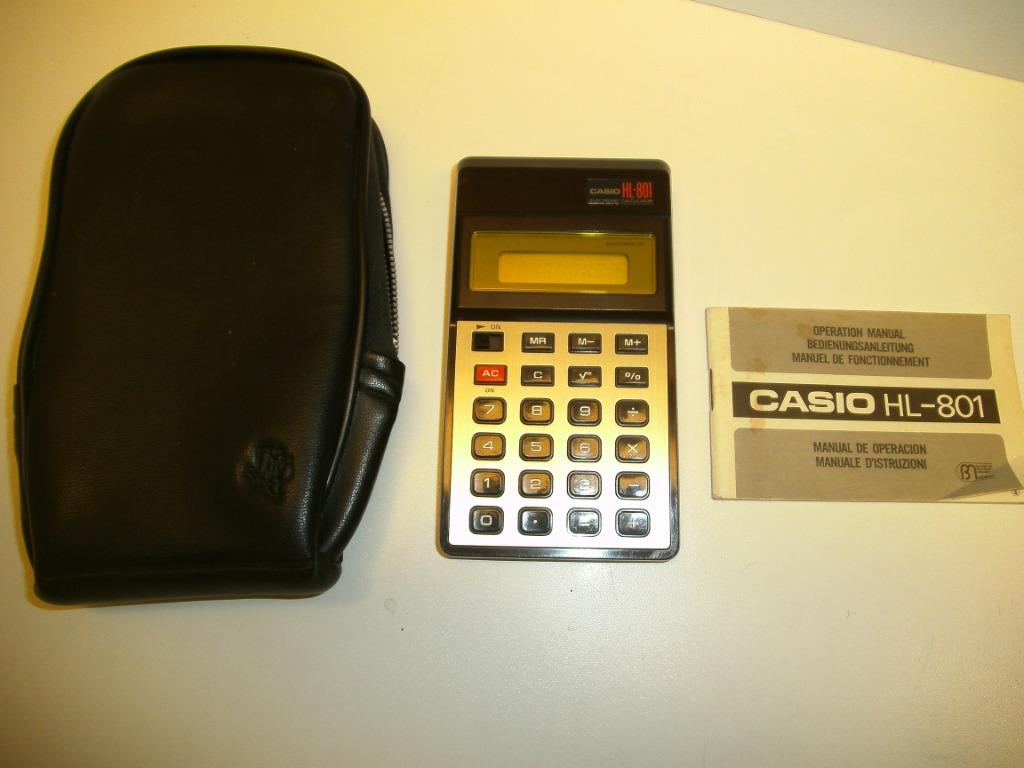 Calculatrice Casio HL-801 (Varia-035), Enlèvement ou Envoi, Utilisé