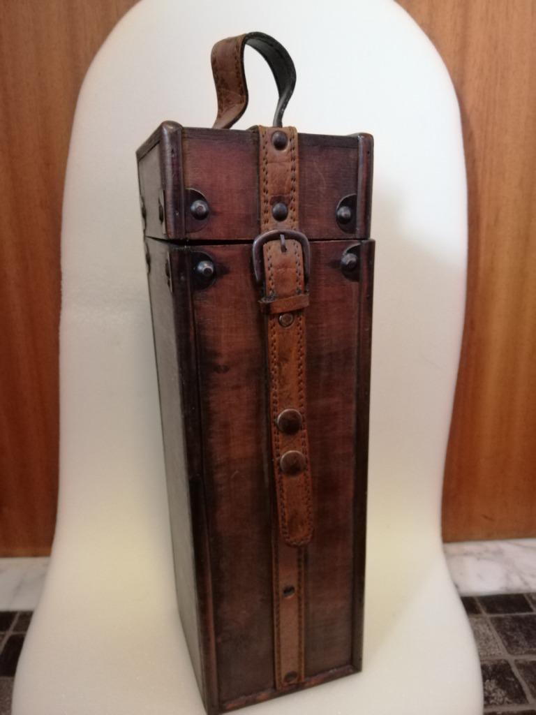 Houten wijnkistje, Moins de 50 cm, Enlèvement ou Envoi, Comme neuf, Moins de 50 cm