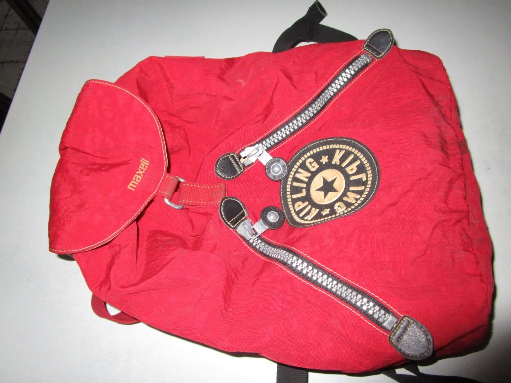 rugzak kipling rood, Ophalen of Verzenden, Gebruikt, Kipling