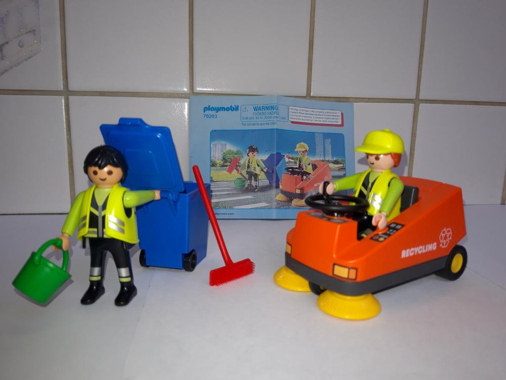 Playmobil 70203 City Life Street Sweeper 4+ Complet !, Enlèvement ou Envoi, Comme neuf