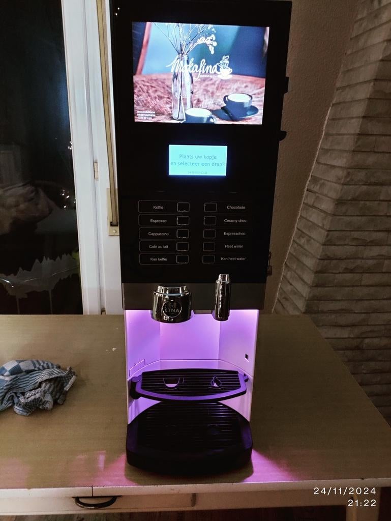 KOFFIEAUTOMAAT VENDING ETNA DINO, Elektronische apparatuur, Koffiezetapparaten, Ophalen of Verzenden