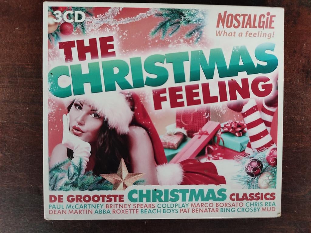 3-CD : THE CHRISTMAS FEELING (NOSTALGIE), Ophalen of Verzenden, Zo goed als nieuw