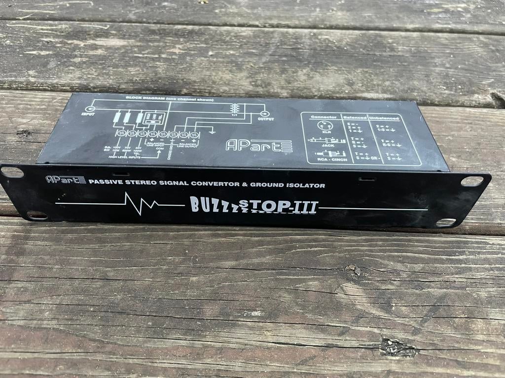 Apart buzzstop MKIII, Enlèvement, Neuf, Audio