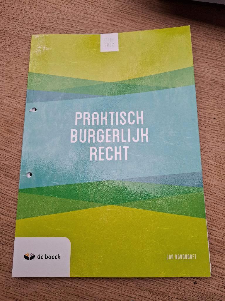 Handboek Praktisch Burgerlijk recht, Ophalen of Verzenden, Nieuw, Hogeschool, Jan Roodhooft