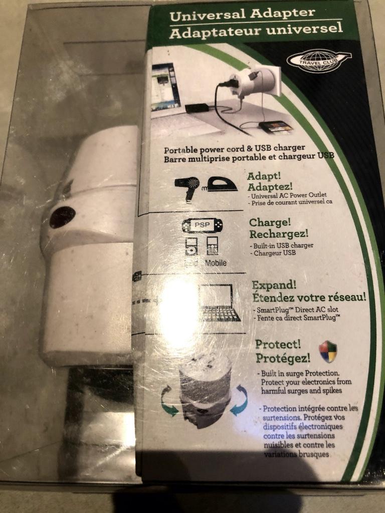 universele adapter, draagbare stekkerdoos en oplader, Ophalen of Verzenden, Nieuw