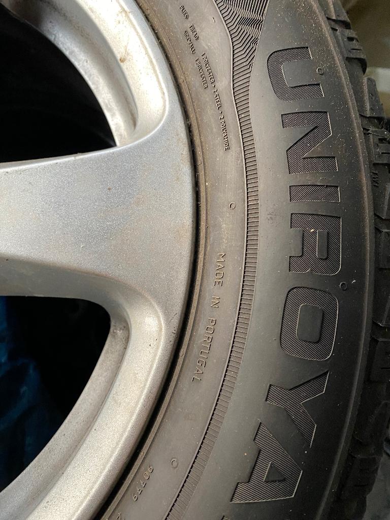 Winterband op velg 7Jx16H2 uniroyal, Auto-onderdelen, Banden en Velgen, Ophalen, Gebruikt, 16 inch, Banden en Velgen