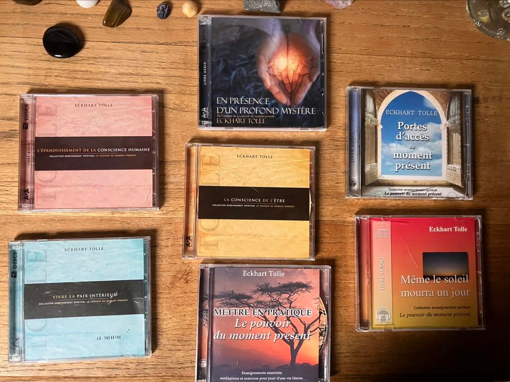 7 CDs Méditation Ecklart Tollé, Enlèvement, Utilisé