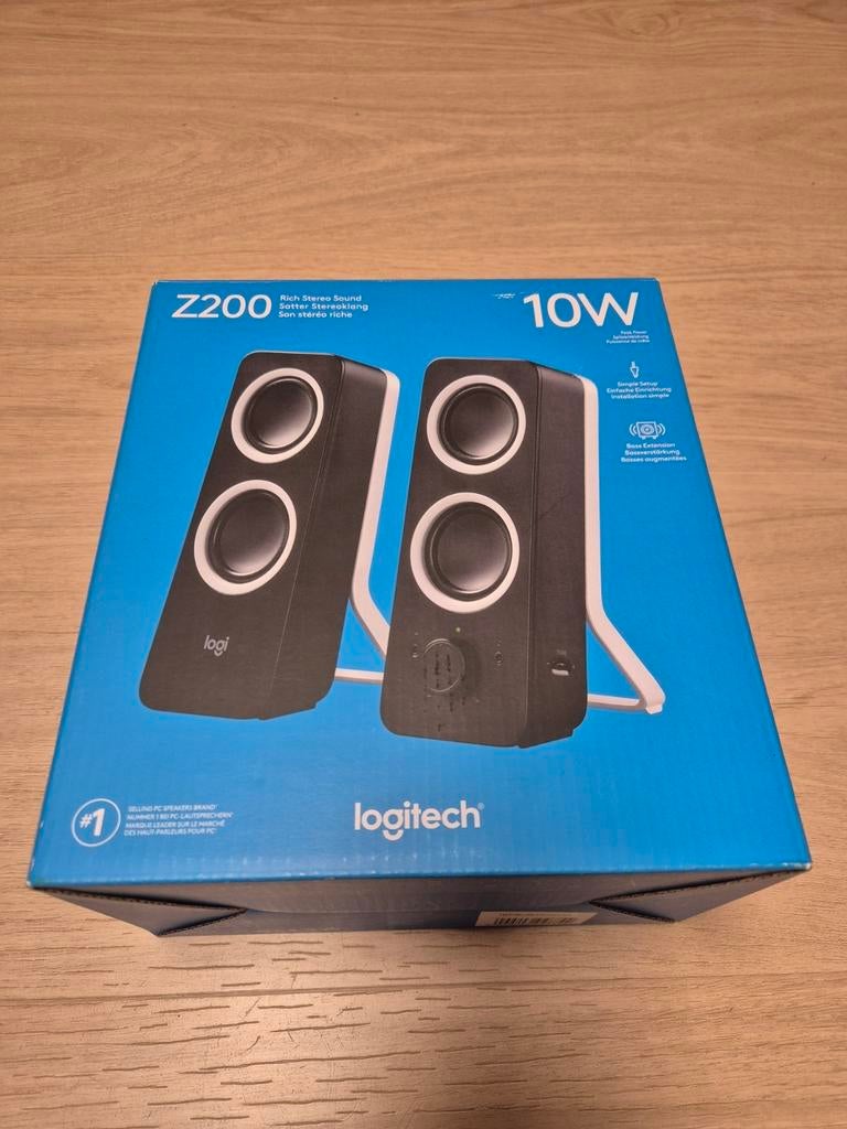 Logitech speakers Z200, Enlèvement, Comme neuf