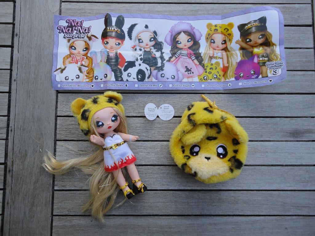 Na! Na! Na! Surprise - 2-in-1 Pom Doll - Jennel Jaguar, Ophalen of Verzenden, Zo goed als nieuw