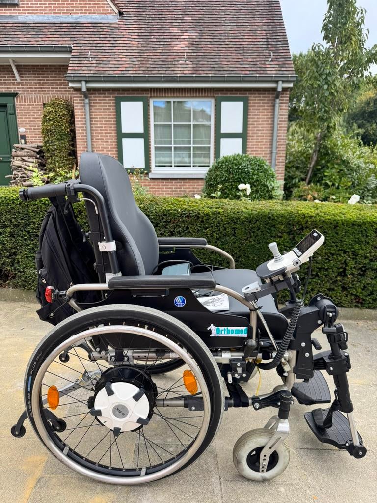 Electrische rolstoel vermeiren , Alber e-fix Licht,krachtig, Ophalen of Verzenden, Inklapbaar, Zo goed als nieuw, Elektrische rolstoel