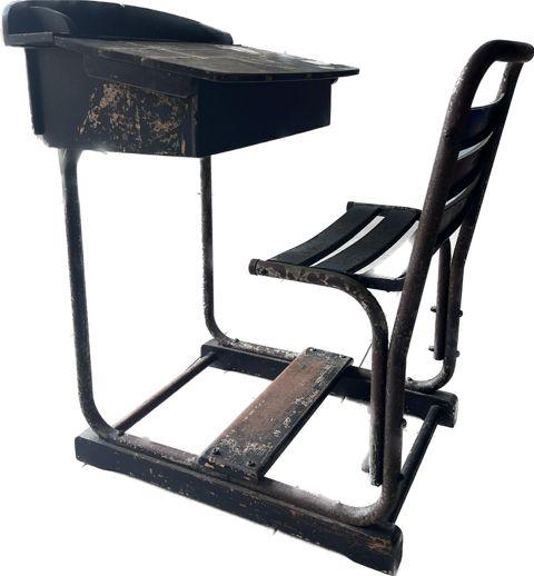 Bureau vintage pour enfants Torck métal/bois, Enlèvement, Utilisé, Autres types