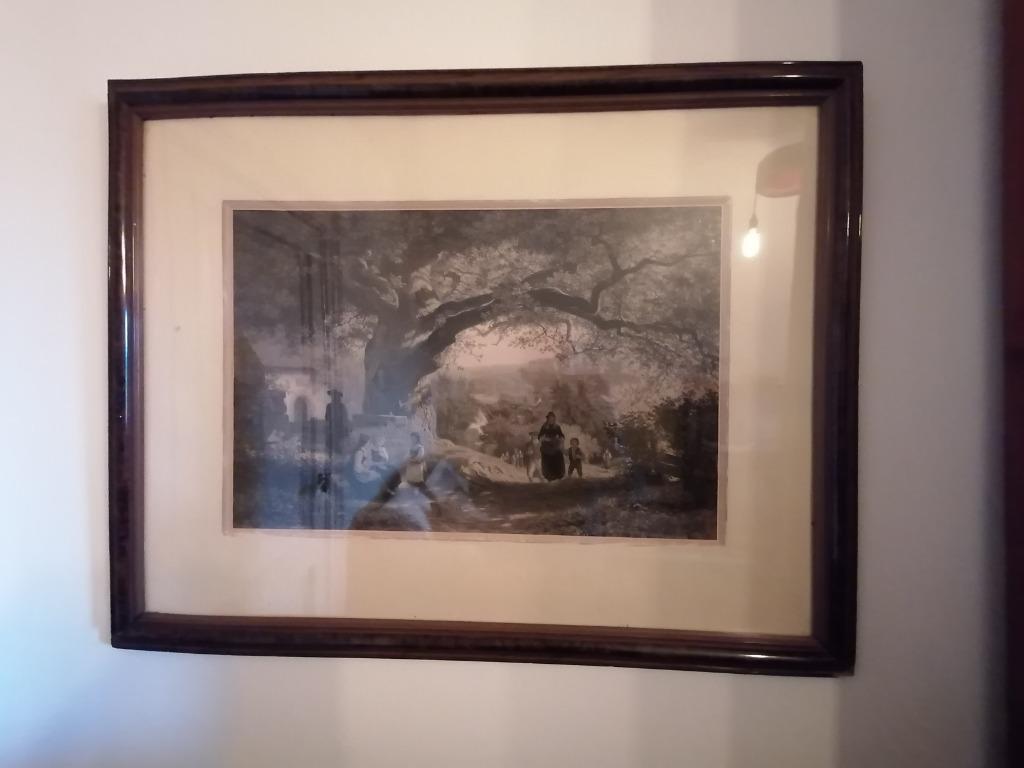 antieke ets, Antiek en Kunst, Ophalen