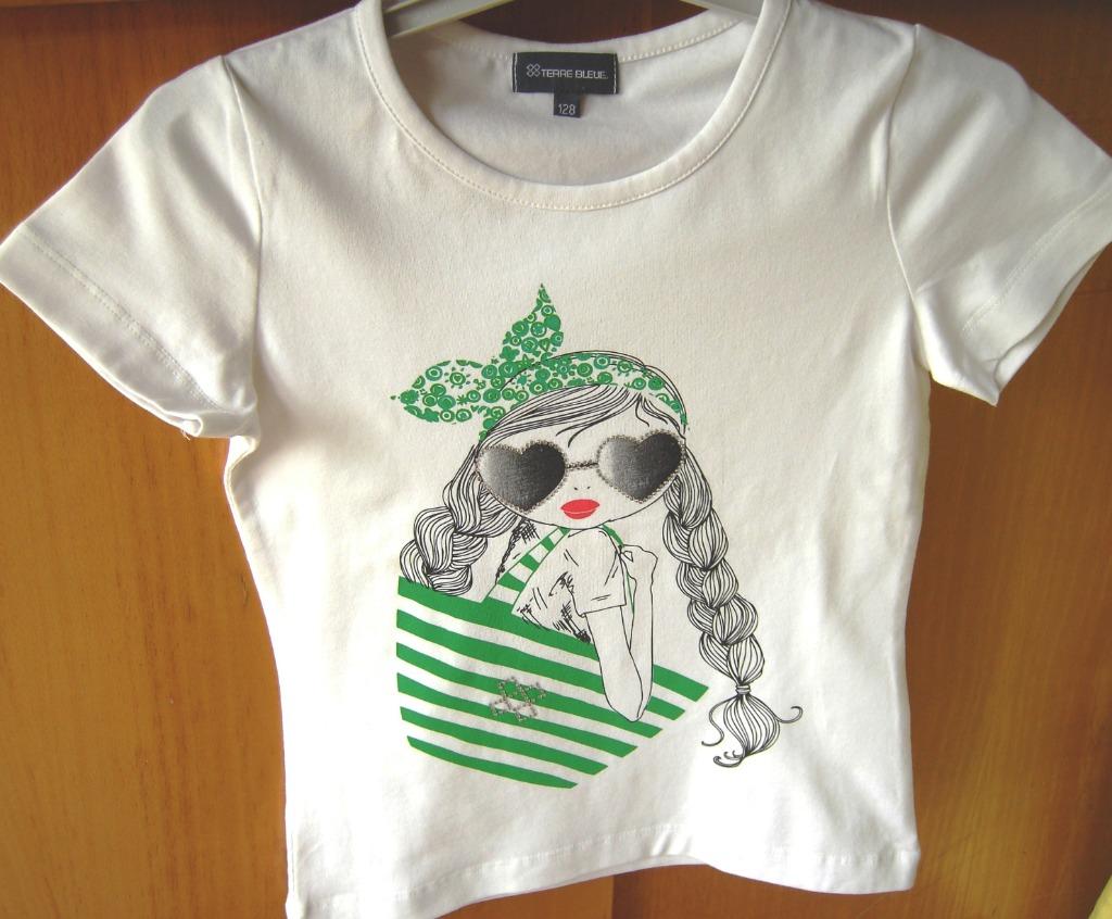 NIEUW T-shirt - Terre Bleue - maat 128, Terre Bleue, Meisje, Nieuw, Ophalen of Verzenden