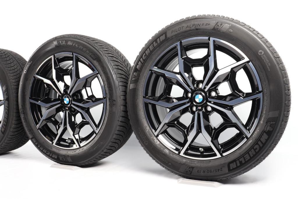 BMW X3 G01 X4 G02 19 inch 887M winter Michelin Runflat, 19 inch, Banden en Velgen, Terreinwagen, Gebruikt