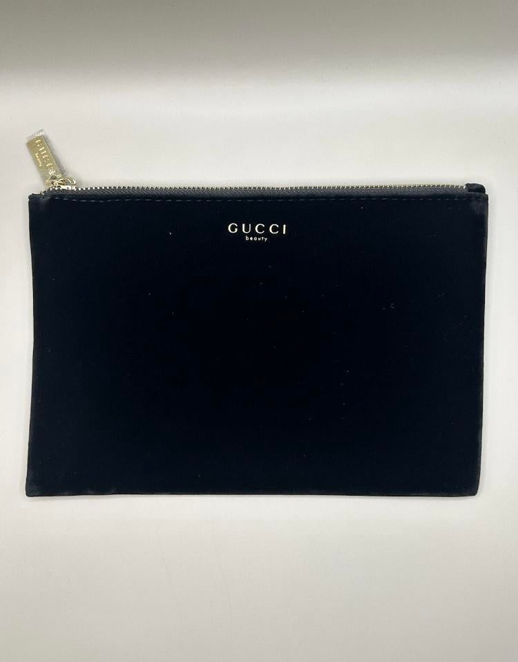 Gucci Beauty Velvet Black Make-up Tasje ***NIEUW***, Ophalen of Verzenden, Nieuw, Zwart, Dame