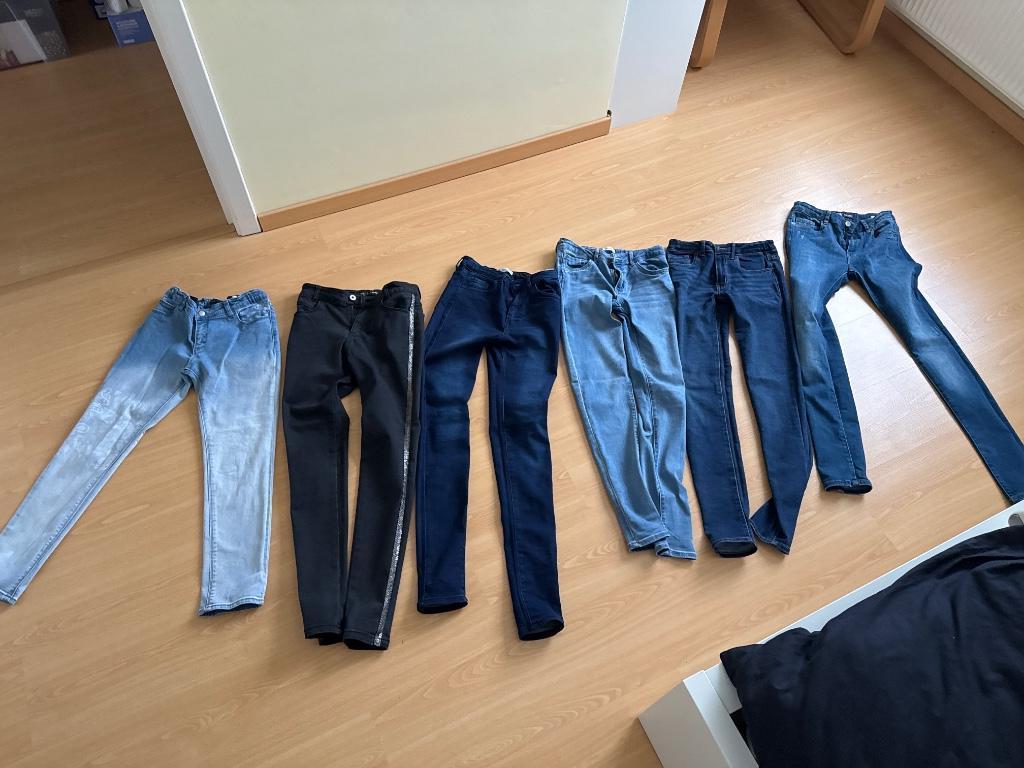 Jeans/ pantalon  fille, Kinderen en Baby's, Kinderkleding | Maat 164, Gebruikt, Meisje, Broek, Ophalen of Verzenden