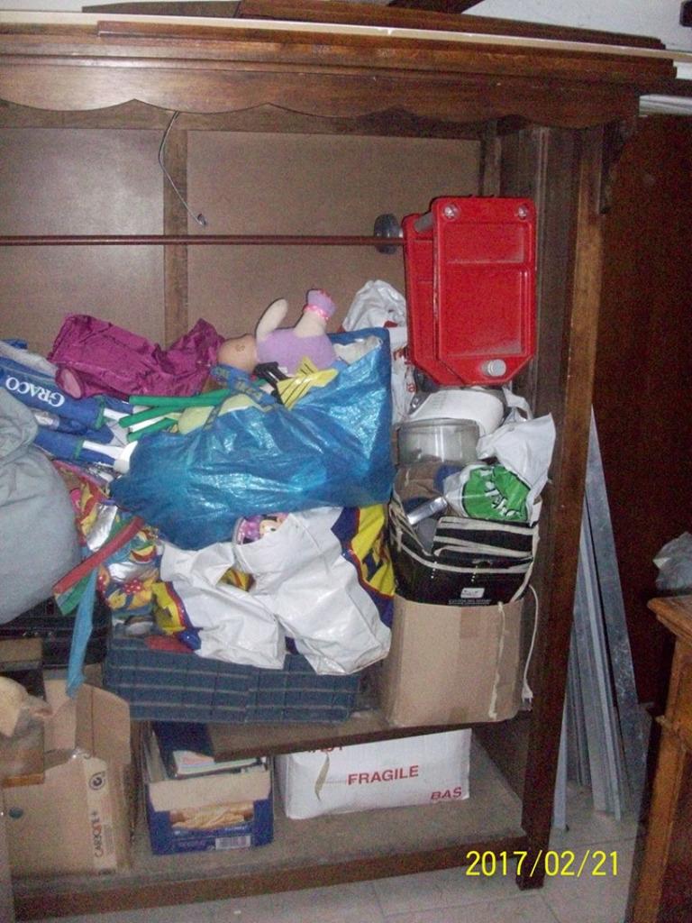 Armoire penderie chêne ou autre sans porte adam D, Enlèvement, Utilisé, Chêne
