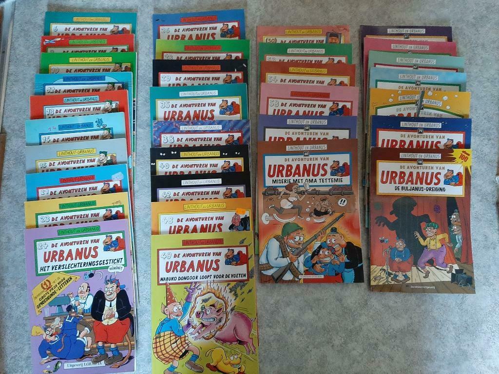 Urbanusstrips, Boeken, Meerdere stripboeken, Ophalen of Verzenden, Gelezen, Linthout en Urbanus