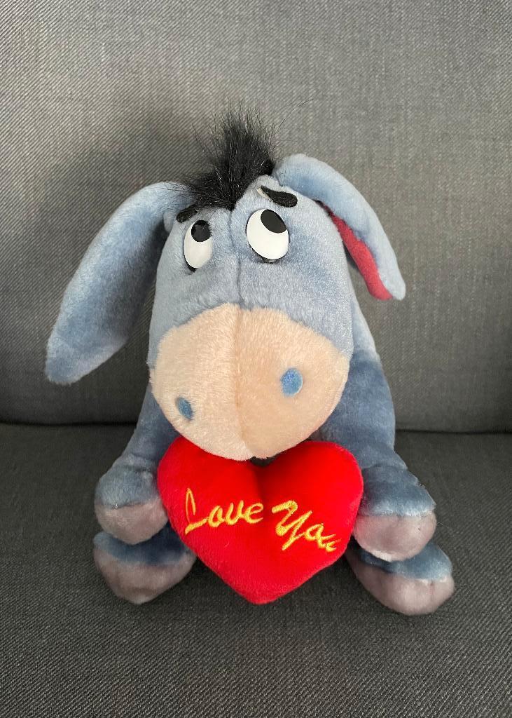Peluche Bourriquet « LOVE YOU », Enfants & Bébés, Enlèvement, Comme neuf, Autres types