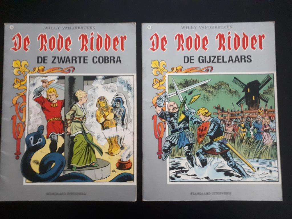 De Rode Ridder 4x Gekleurde reeks (SC), Plusieurs BD, Enlèvement ou Envoi, Willy Vandersteen