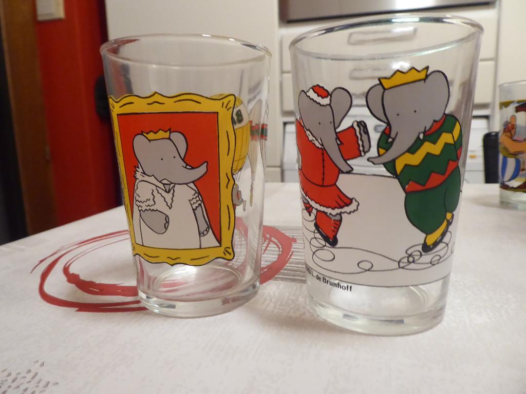 amora mosterdglazen, Verzamelen, Glas en Drinkglazen, Zo goed als nieuw, Overige typen, Ophalen
