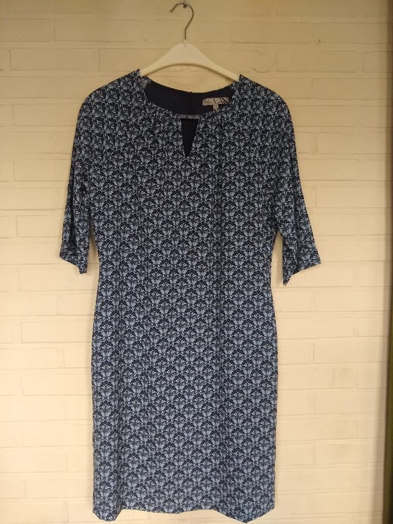 Kleed met motief, D’Auvry, gevoerd, maat B40 - NIEUW, Kleding | Dames, Overige kleuren, Nieuw, D'Auvry, Ophalen