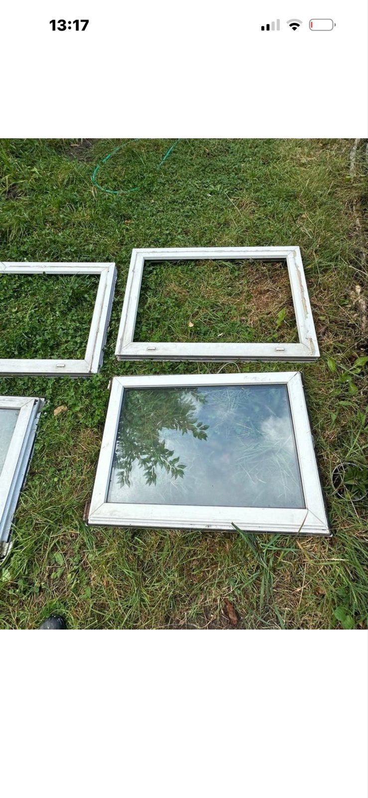 2 draai kiep dubbel glas ramen, Doe-het-zelf en Bouw, Ophalen, Gevelraam of Ruit, Minder dan 80 cm, 80 tot 120 cm