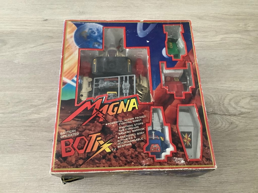 Magna Botix figuurrobot (1985) (25 cm), Ophalen of Verzenden, Gebruikt