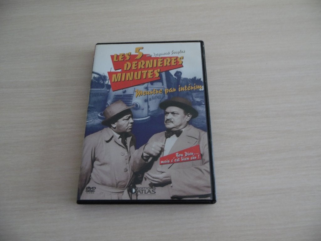 LES CINQ DERNIÈRES MINUTES     MEURTRE PAR INTÉRIM, Cd's en Dvd's, Dvd's | Tv en Series, Zo goed als nieuw, Overige genres, Alle leeftijden