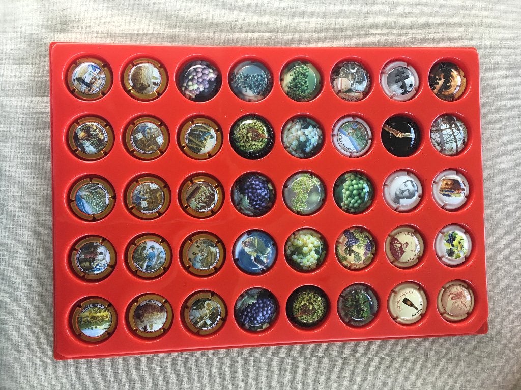 lot champagnecapsules - koopje !!, Ophalen, Gebruikt