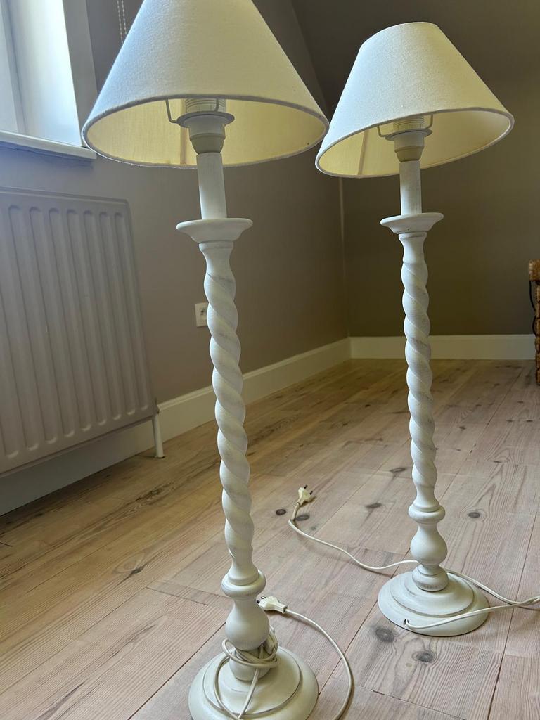 Set landelijke staanlampen, Gebruikt, 50 tot 75 cm, Ophalen of Verzenden, Landelijk