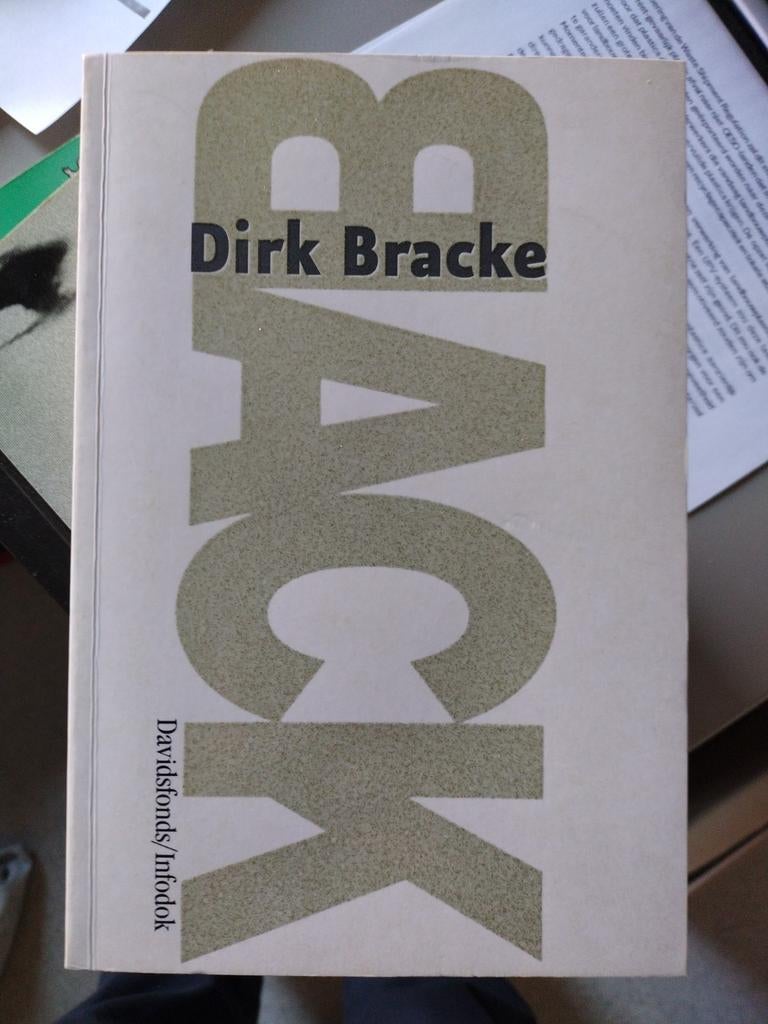 Dirk Bracke - Back, Ophalen, Zo goed als nieuw, Dirk Bracke