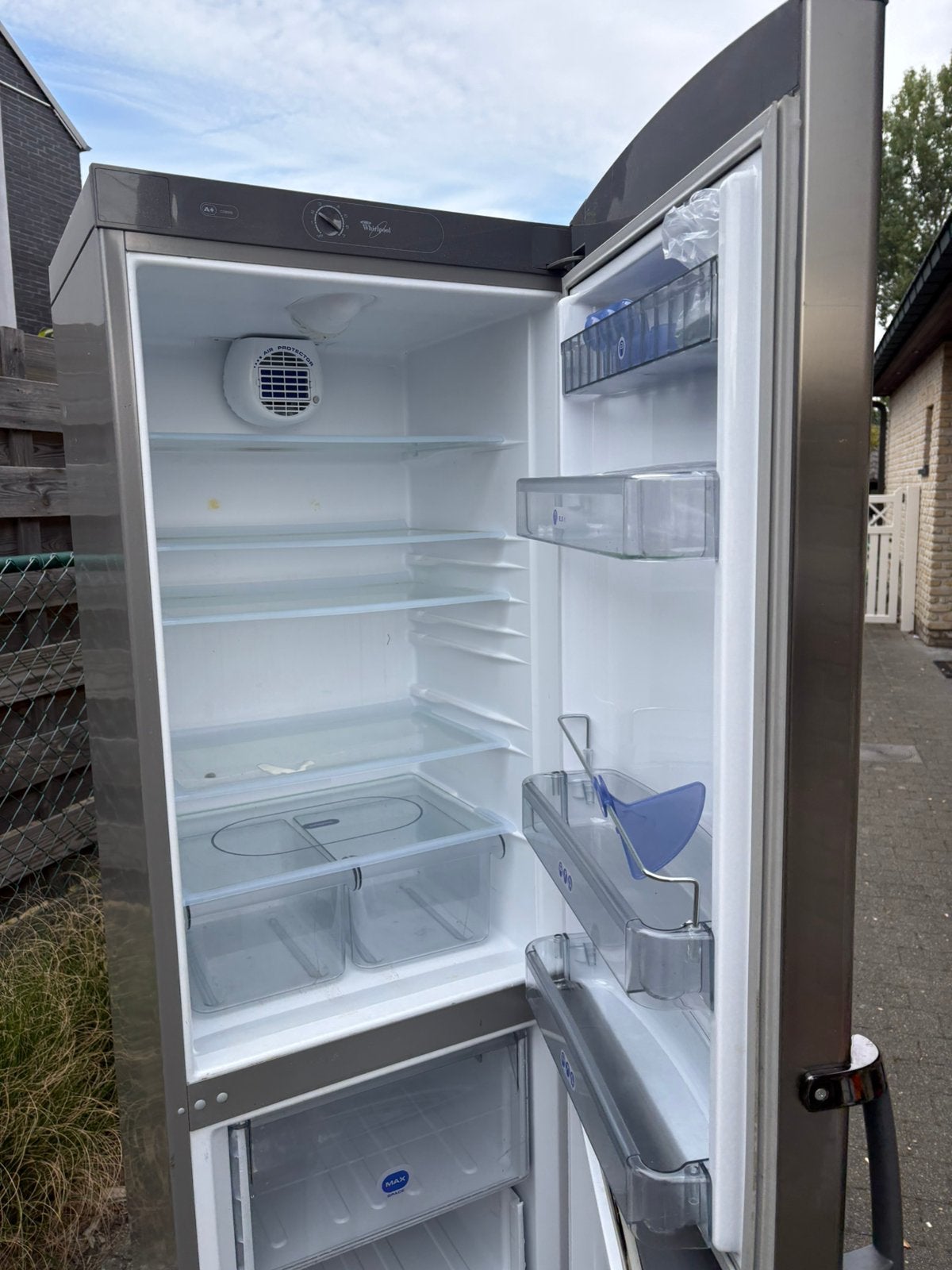 Koelkast met vriesvak, Ophalen, Gebruikt, 60 cm of meer, 160 cm of meer