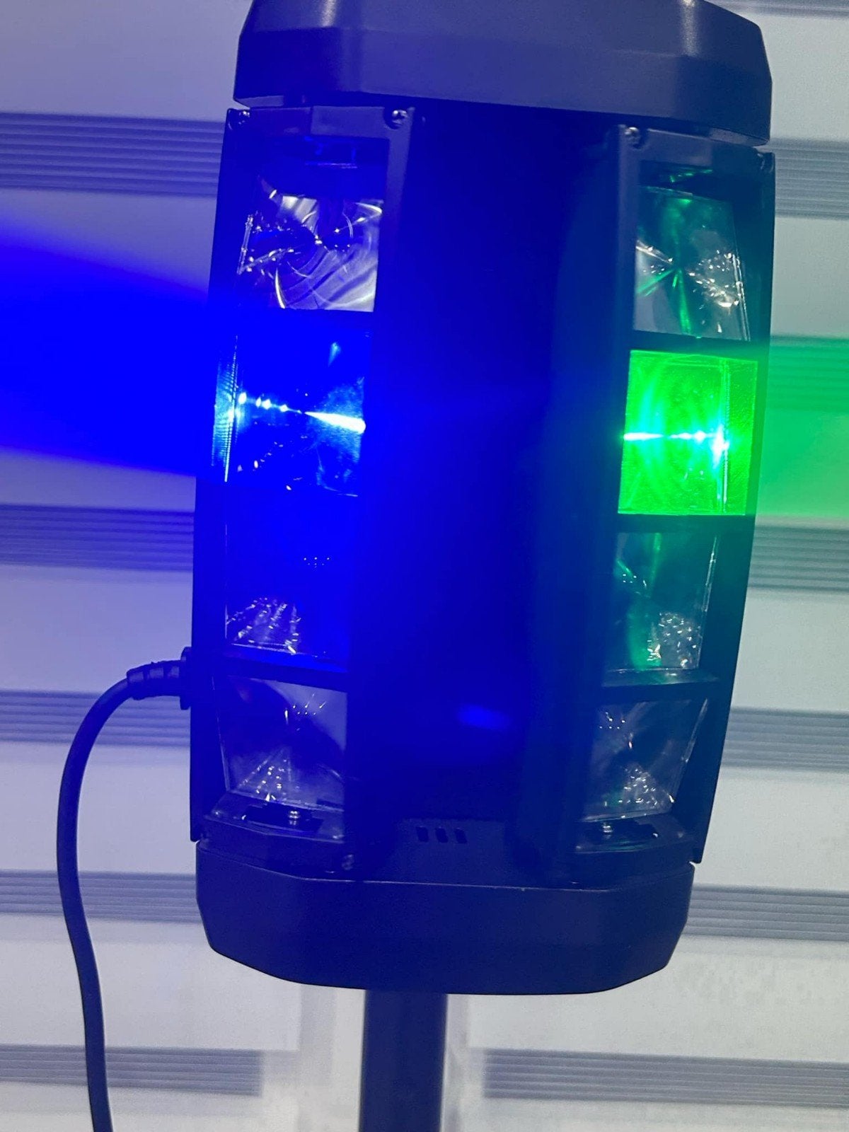 Lot de 2 JB Systems LED Devil II RGBW DMX + sac de transport, Enlèvement, Utilisé