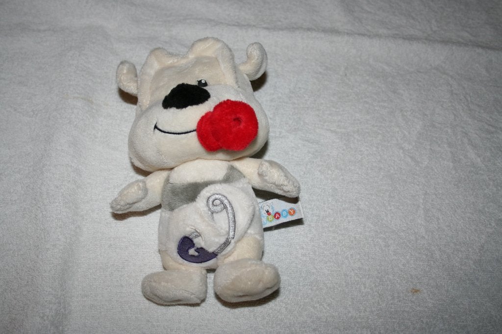 knuffel baby samson, Overige karakters, Zo goed als nieuw, Klein (minder dan 20 cm), Wit