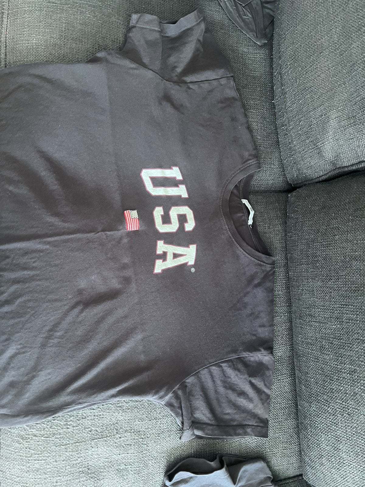 T-shirt, Enlèvement ou Envoi, Porté, Noir