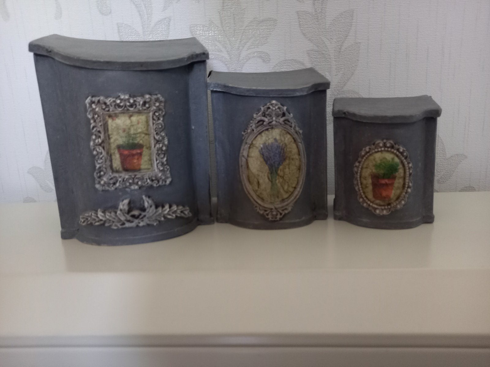 3 nieuwe papier maché dozen, Verzamelen, Ophalen of Verzenden