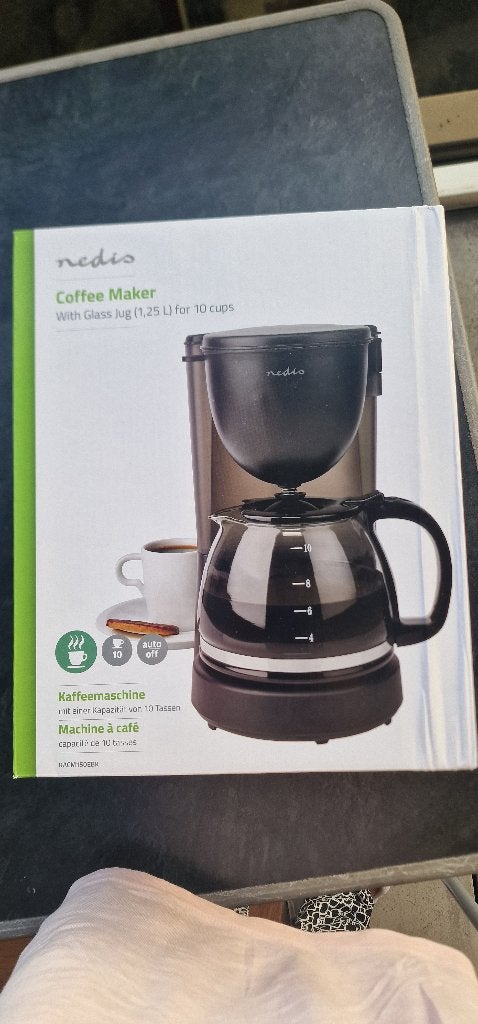 Machine à café, Café moulu, Neuf, 4 à 10 tasses, Enlèvement